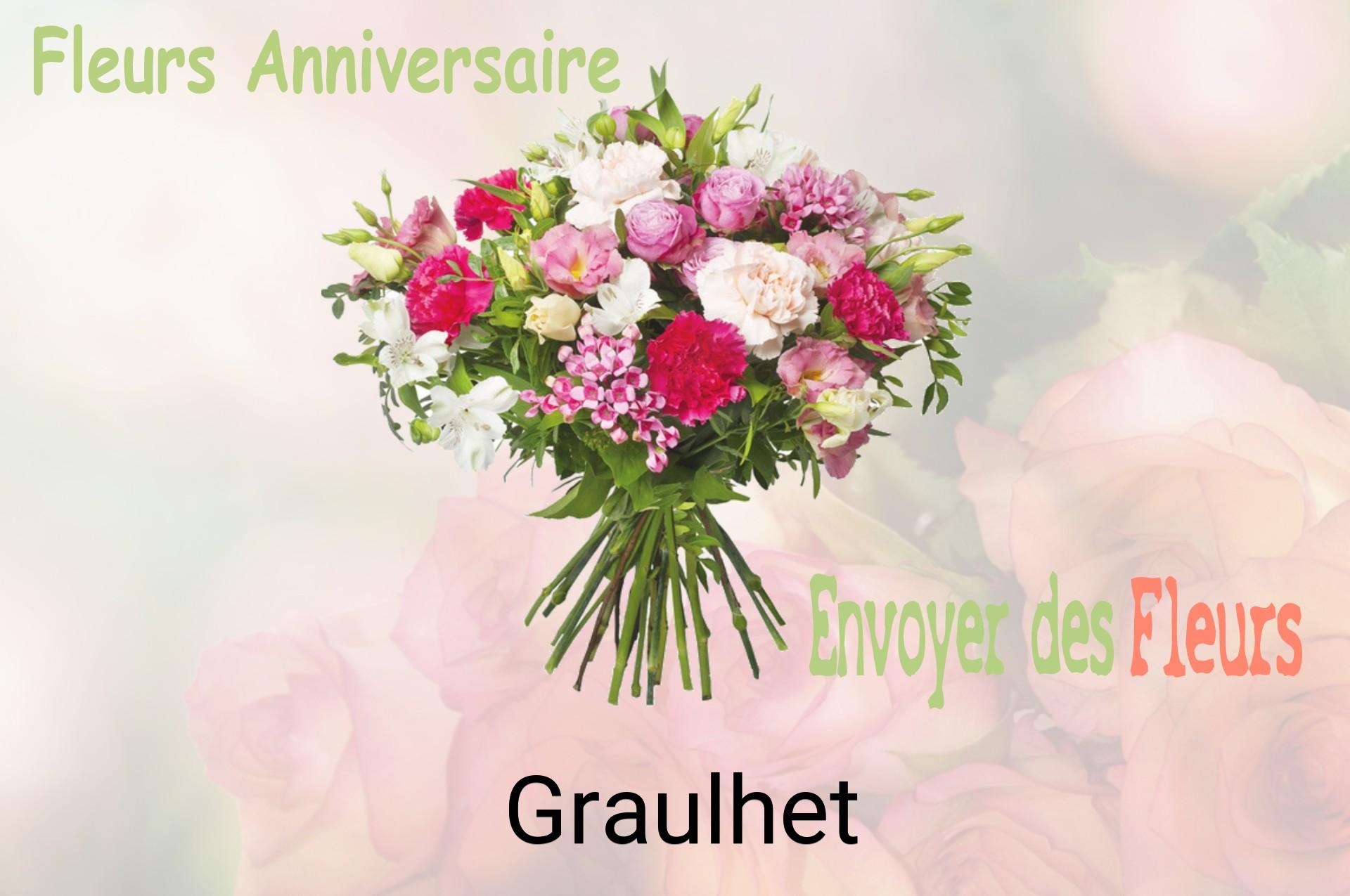 Bouquet de fleurs d’anniversaire livré à Graulhet